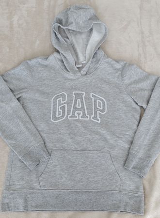 GAP Kapuzenpullover grau mit Logo neuwertiger Zustand Gr. M