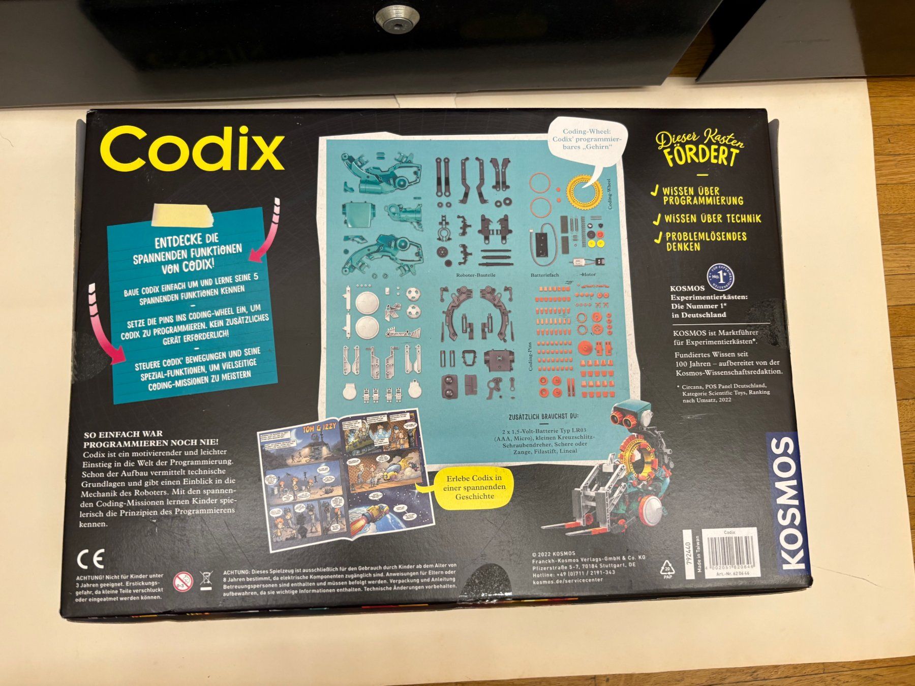 Jeux de construction: Kosmos Codix Coding-Roboter Experimentierkasten 8-14J. – D'occasion à Zürich par wallans