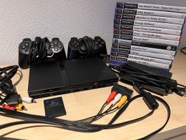  PlayStation 2 komplett mit Zubehör. Ab 1 CHF