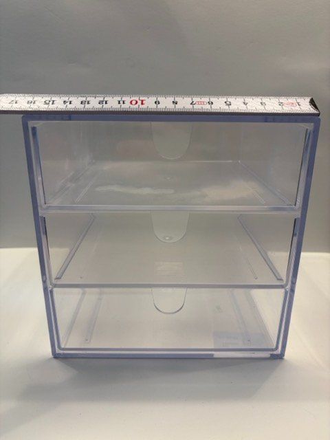 Ablagesysteme: Schubladenbox transparent 3 Fächer 2er Set neu – Gebraucht aus Basel von dav_b5gb 4