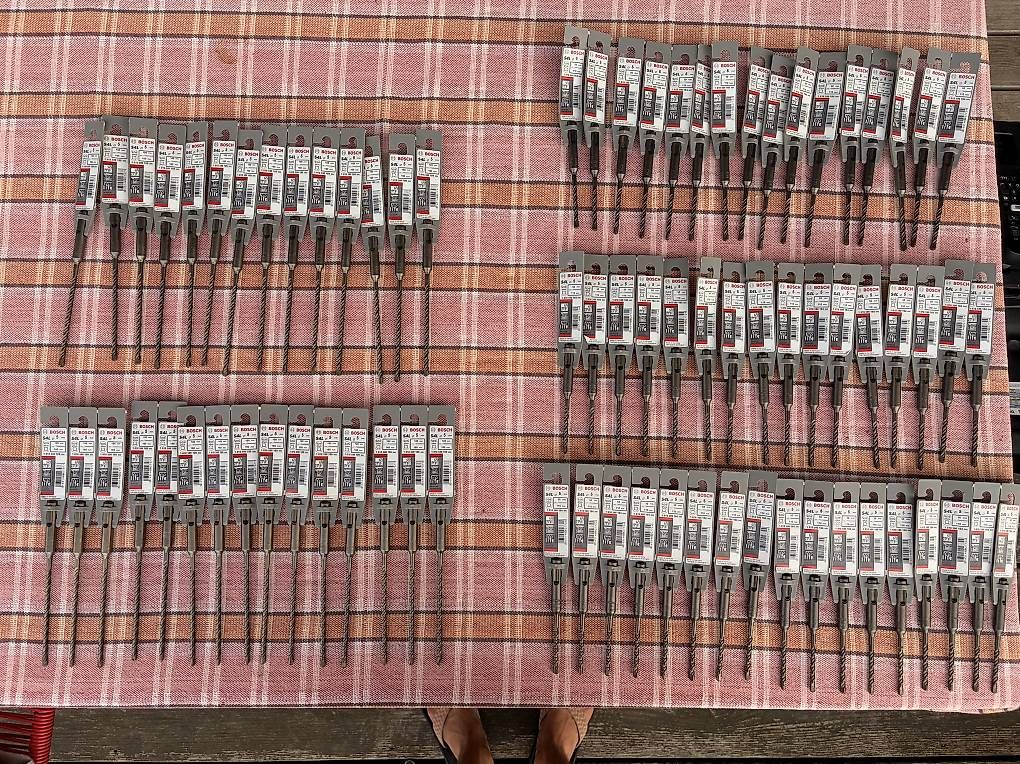 Bosch Alle Werkzeuge: Bosch Hammerbohrer total 78 Stk. – Neu und originalverpackt aus Algetshausen von Sitam