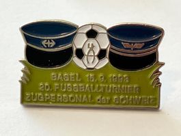 1 Pin 20. Fussballturnier Zugpersonal Schweiz Basel 1993