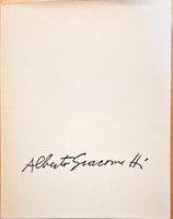 Alberto Giacometti - Vivantes cendres, Graphikfolge, Top!