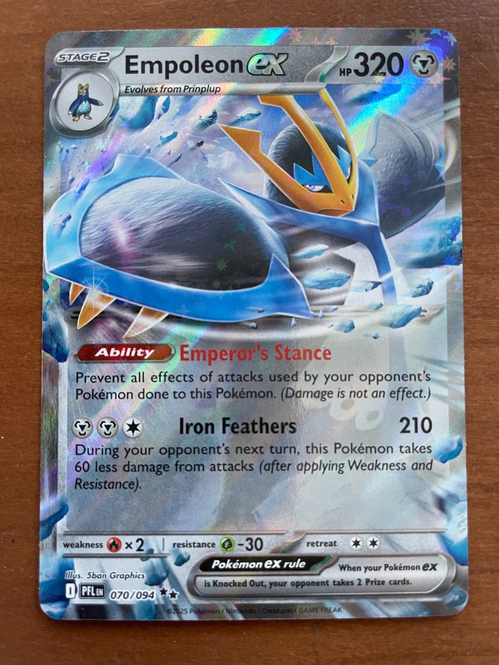 Pokémon Carte collezionabili: Pokemon Empoleon eX (Versand gratis) – Nuovo (secondo la descrizione) da Chur venduto da Angerson