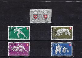 Pro Patria Briefmarkensatz gestempelt, komplett