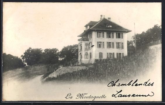 Ansichtskarten: AK Pully, La Montagnette, 1916 – Gebraucht aus Berlin von bartko-reher