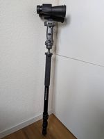 Manfrotto Einbeinstativ + Walimex Pro-Kugelkopf Action-Grip