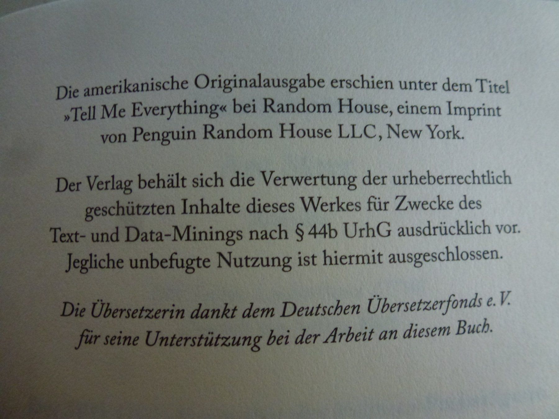 Libri: Erzähl mir alles - Elizabeth Strout – Nuovo (secondo la descrizione) da Mühlrüti venduto da Dadadachs 6