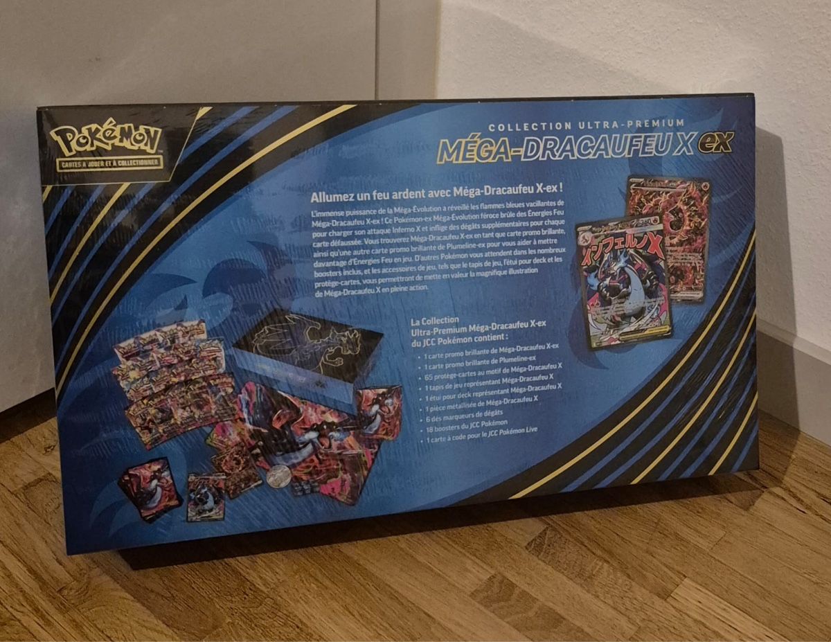 Pokémon Cartes à collectionner: Pokémon Ultra Premium  Méga-Dracaufeu FR – Neuf (Voir description) à Grand-Lancy par Mario64 1