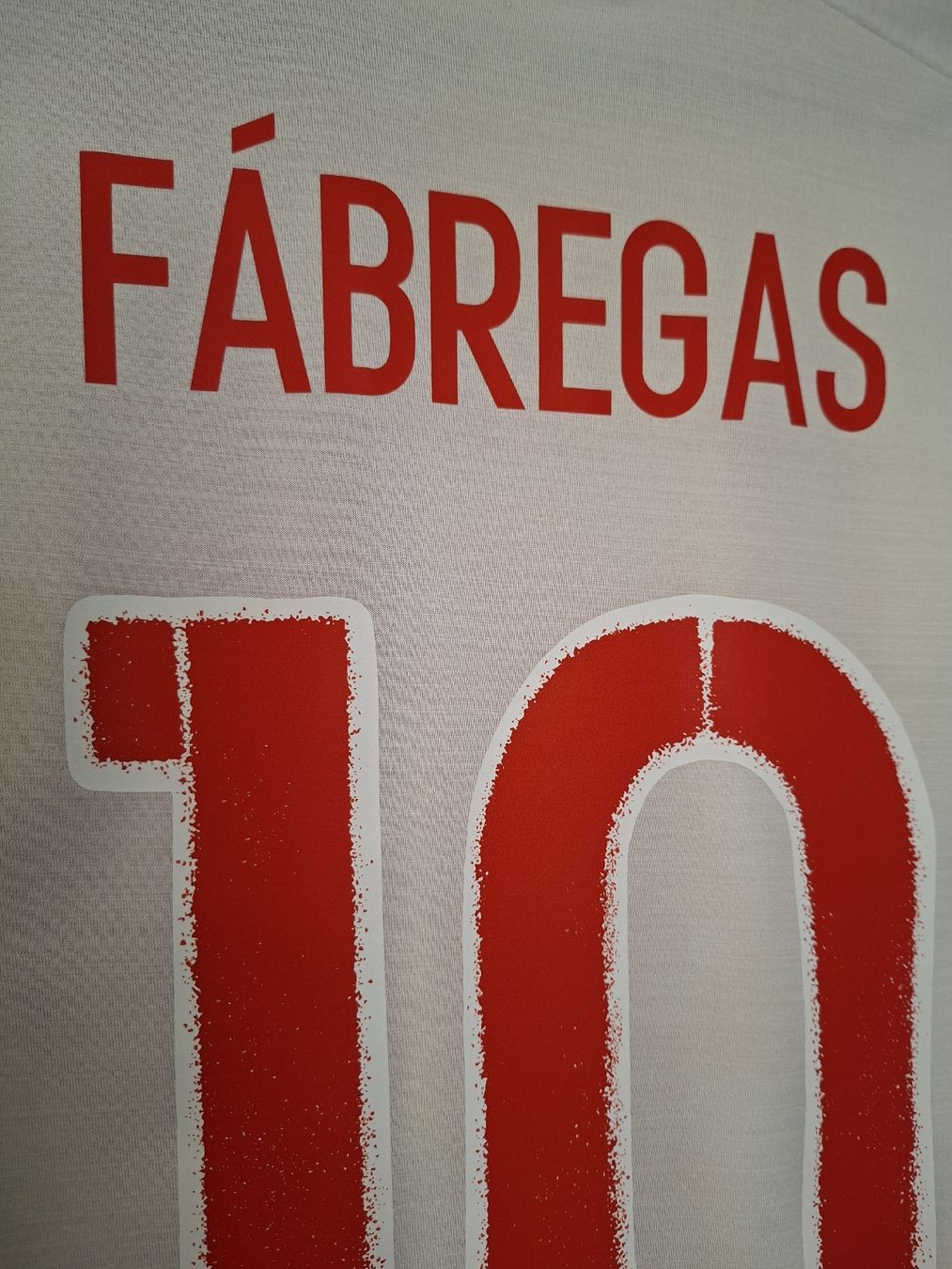 Adidas Canottiere & Pantaloni: FABREGAS #10 Original Spain 2016-17 Away Trikot – Usato da St-Léonard venduto da SwissDealsJersey 6