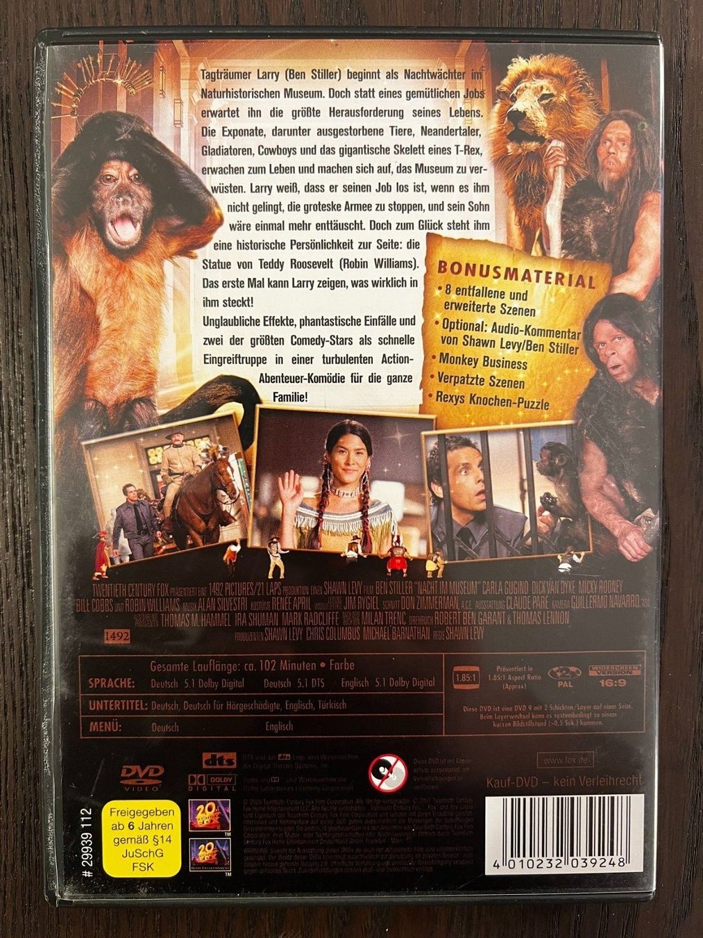 Tutti i DVDs: Nachts im Museum – Usato da Zürich venduto da FilmFreunde 1