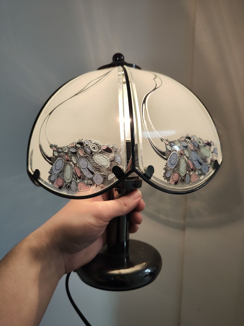 Lampade: Dekorative Tischlampe, Vintage-Stil – Usato da Bauma venduto da SwissMilitaria 4