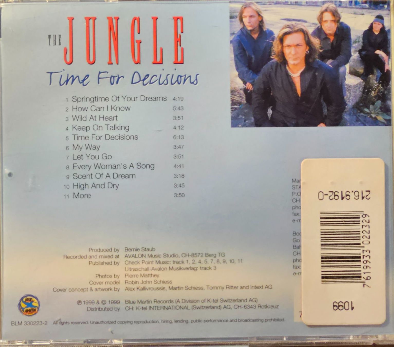 CDs: The Jungle – Time For Decisions – Gebraucht aus Wahlen b. Laufen von Cg10 1