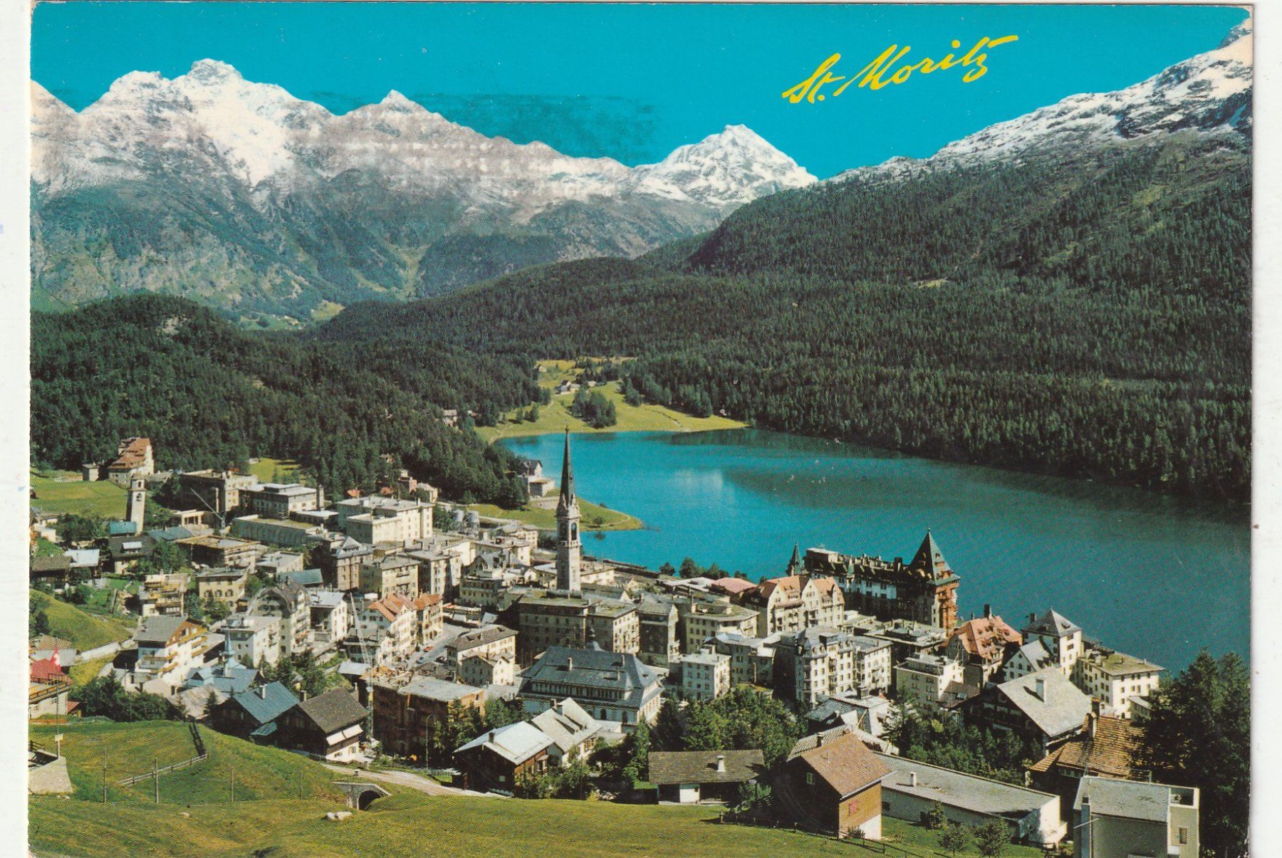 Cartoline postali: 10 Diverse Karten St. Moritz – Usato da Lumbrein venduto da made02 4
