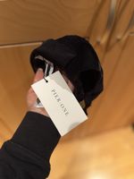 Beanie Mütze Pier One schwarz Cord neu mit Etikett
