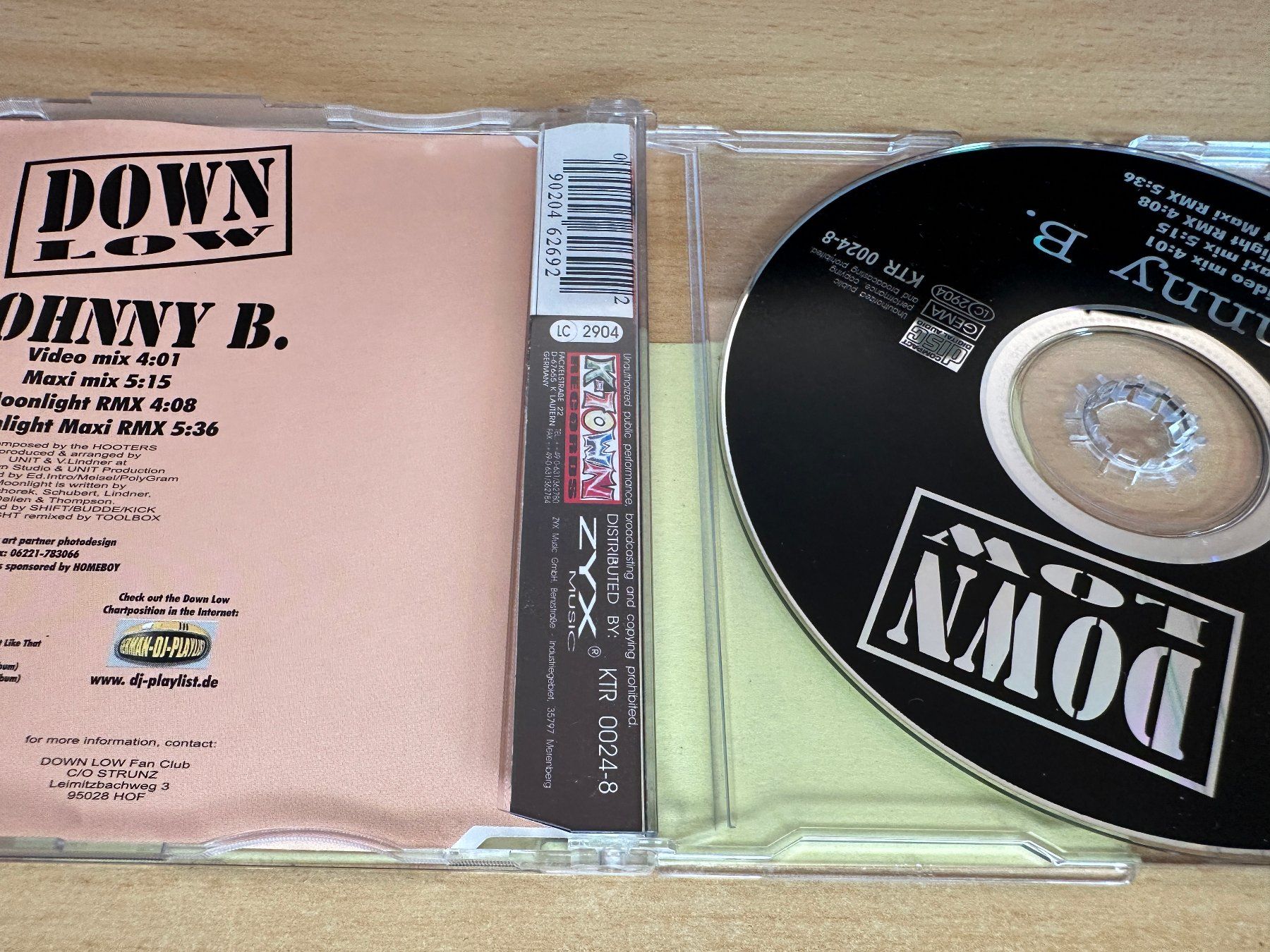 CDs: Down Low – Johnny B. - Maxi  Single CD – Gebraucht aus Rikon im Tösstal von Alpenmutz 1