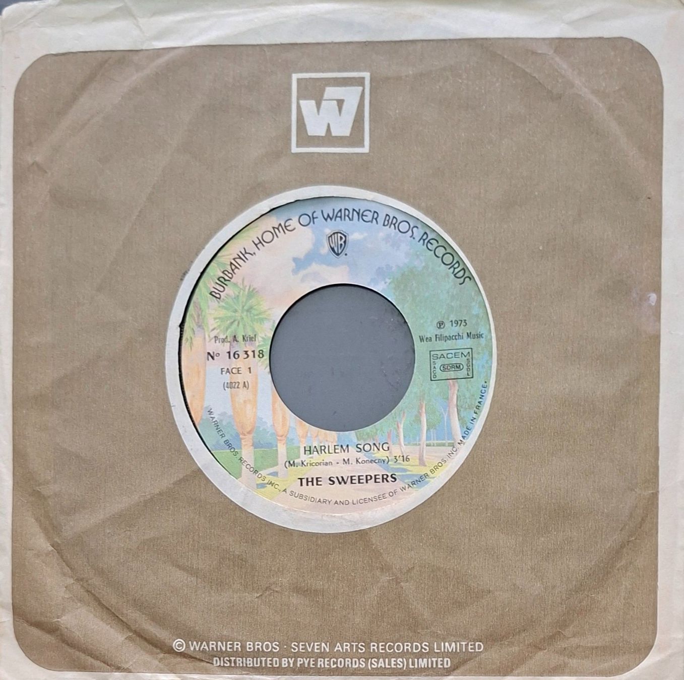 Dischi in vinile: Vinyl-Single Sweepers - Harlem Song – Usato da Langenthal venduto da Modo39
