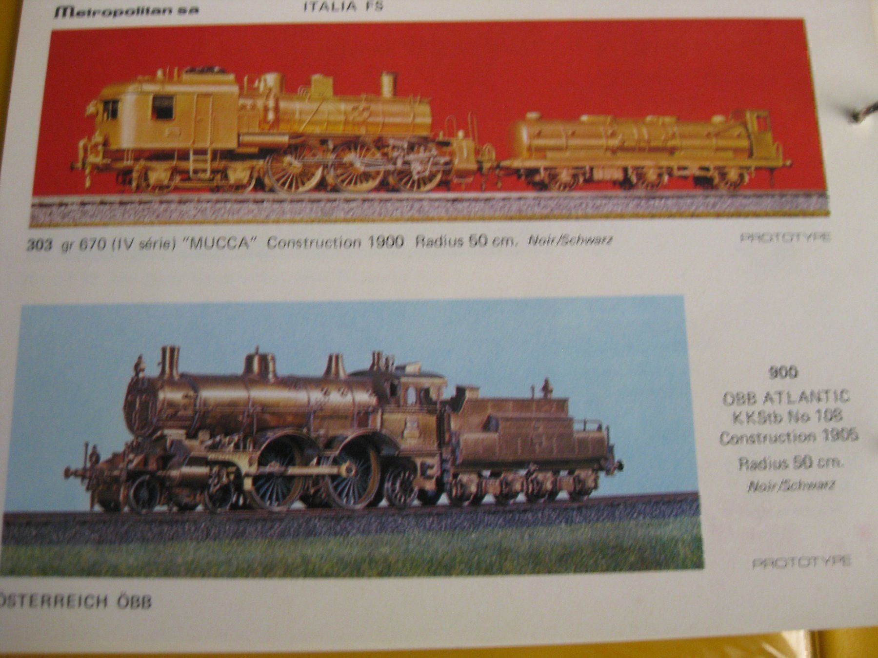 Metropolitan Modellini di ferrovie: Metrop Katalog Blau,  1978 – Usato da Buchs ZH venduto da swiss-train 9