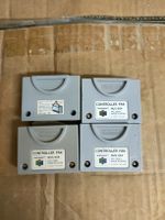 Nintendo 64 Controller Paks - 4 xStück Guter Zustand!