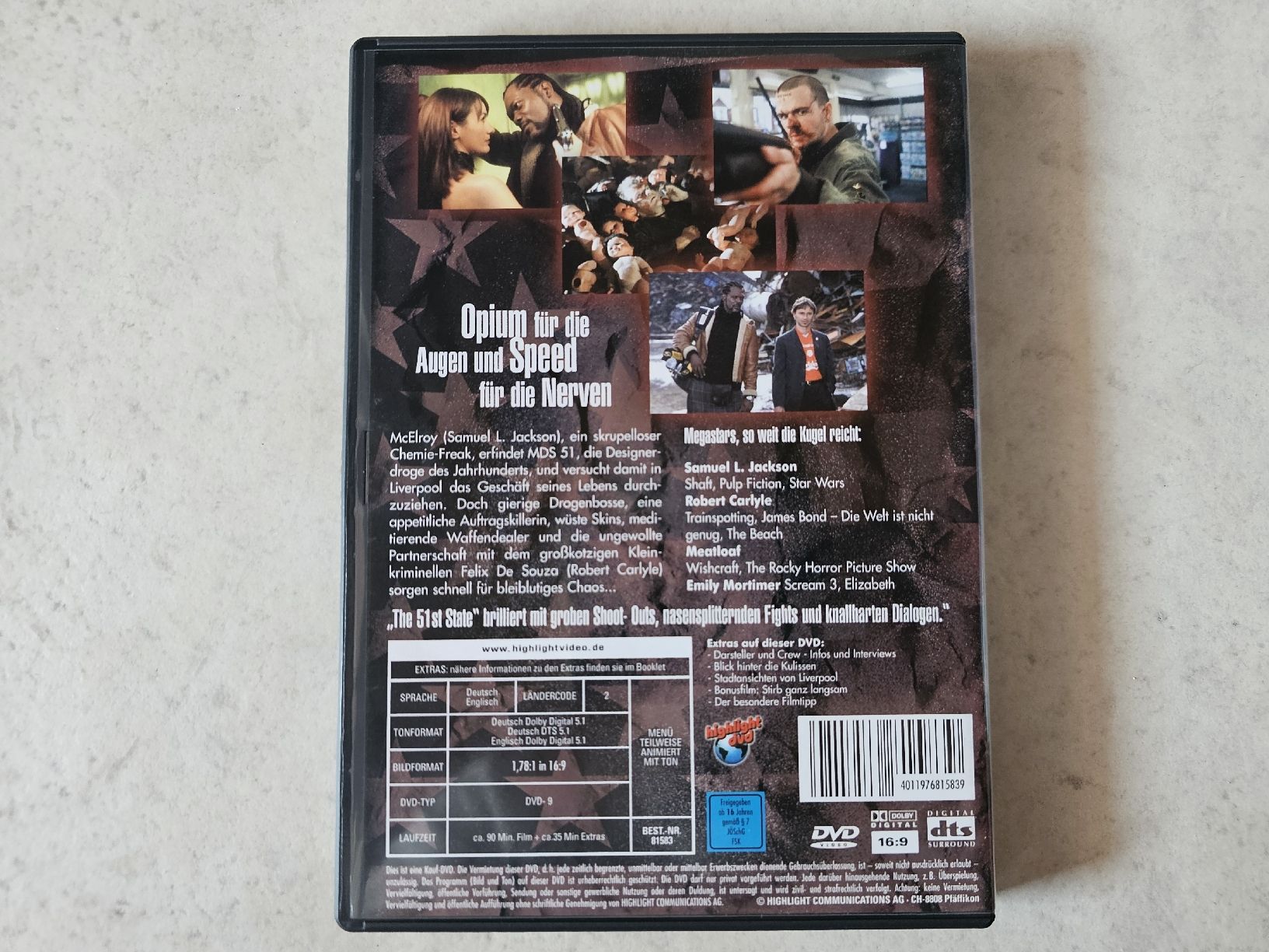 Tutti i DVDs: The 51st State – Usato da Schneisingen venduto da backstore24 1