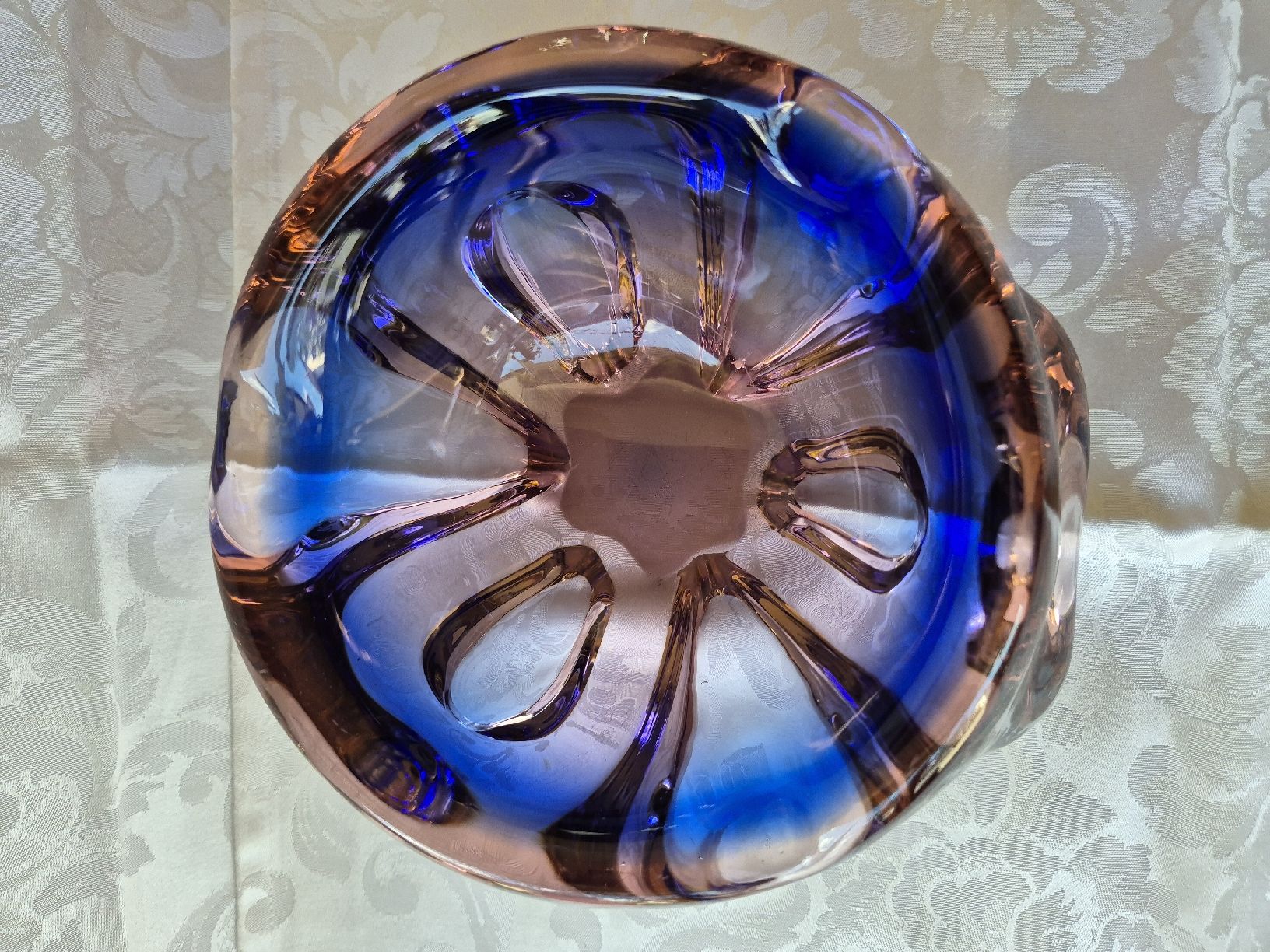 Murano Portacenere: Murano Aschenbecher blau-rosa – Usato da Eschlikon TG venduto da zuzanka80 5