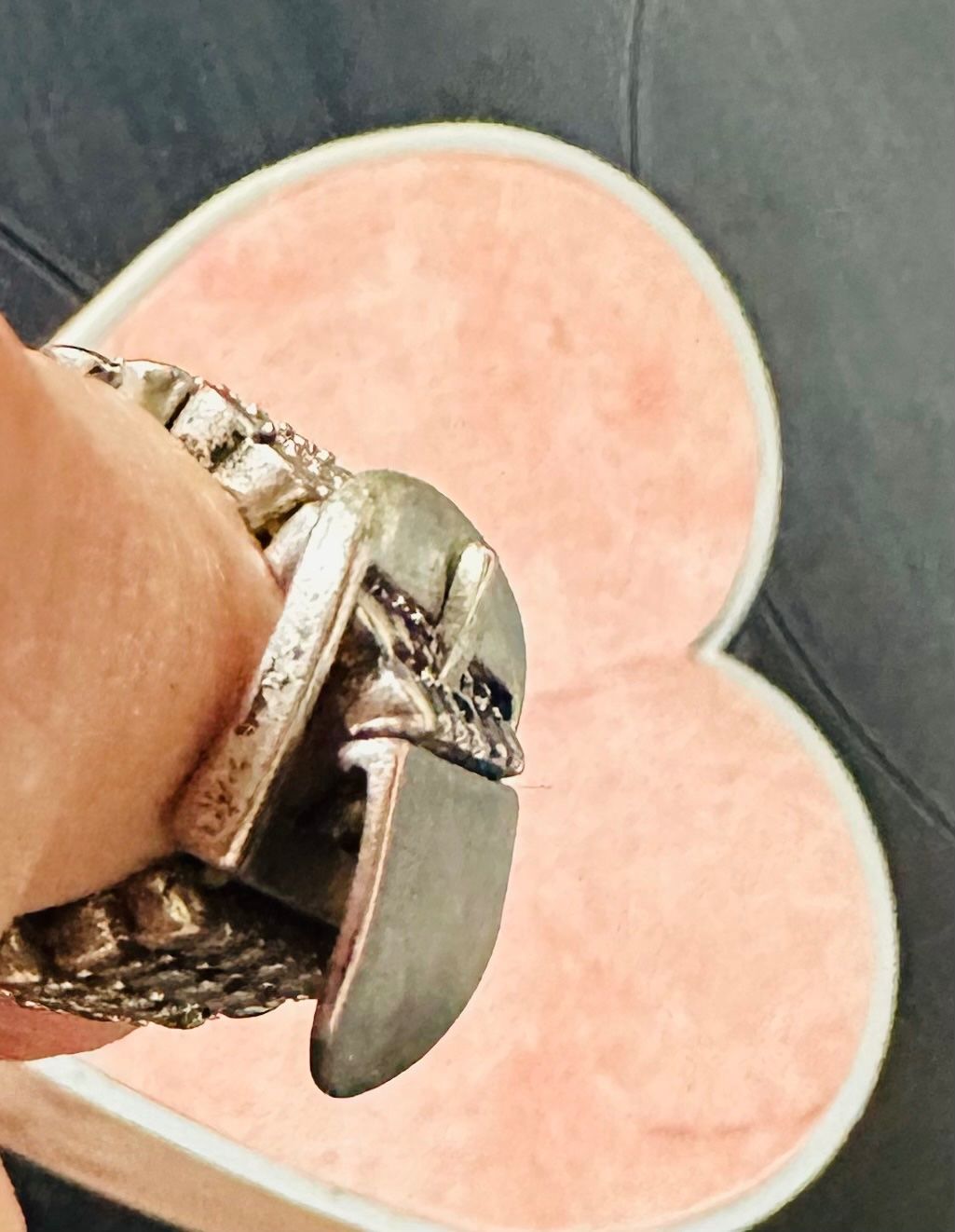Anelli: Vintage „Bubble“ Fingerring elastisch – Usato da Zürich venduto da brazerola 6