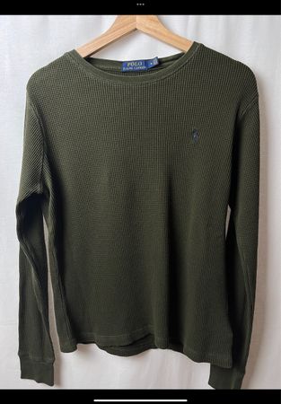 Pull Ralph Lauren vert kaki