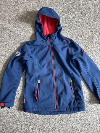 Trollkids Softshell Jacket Blue Size 140 Good Condition