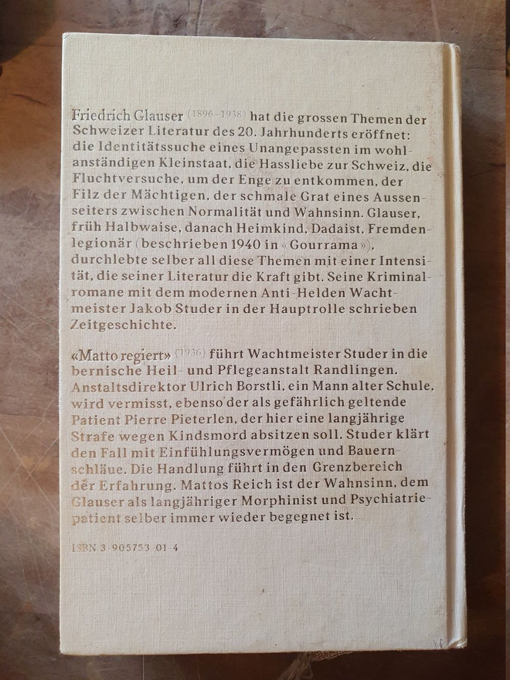 Bücher: Matto regiert Friedrich Glauser Das Magazin – Gebraucht aus Zürich von loosebone 3