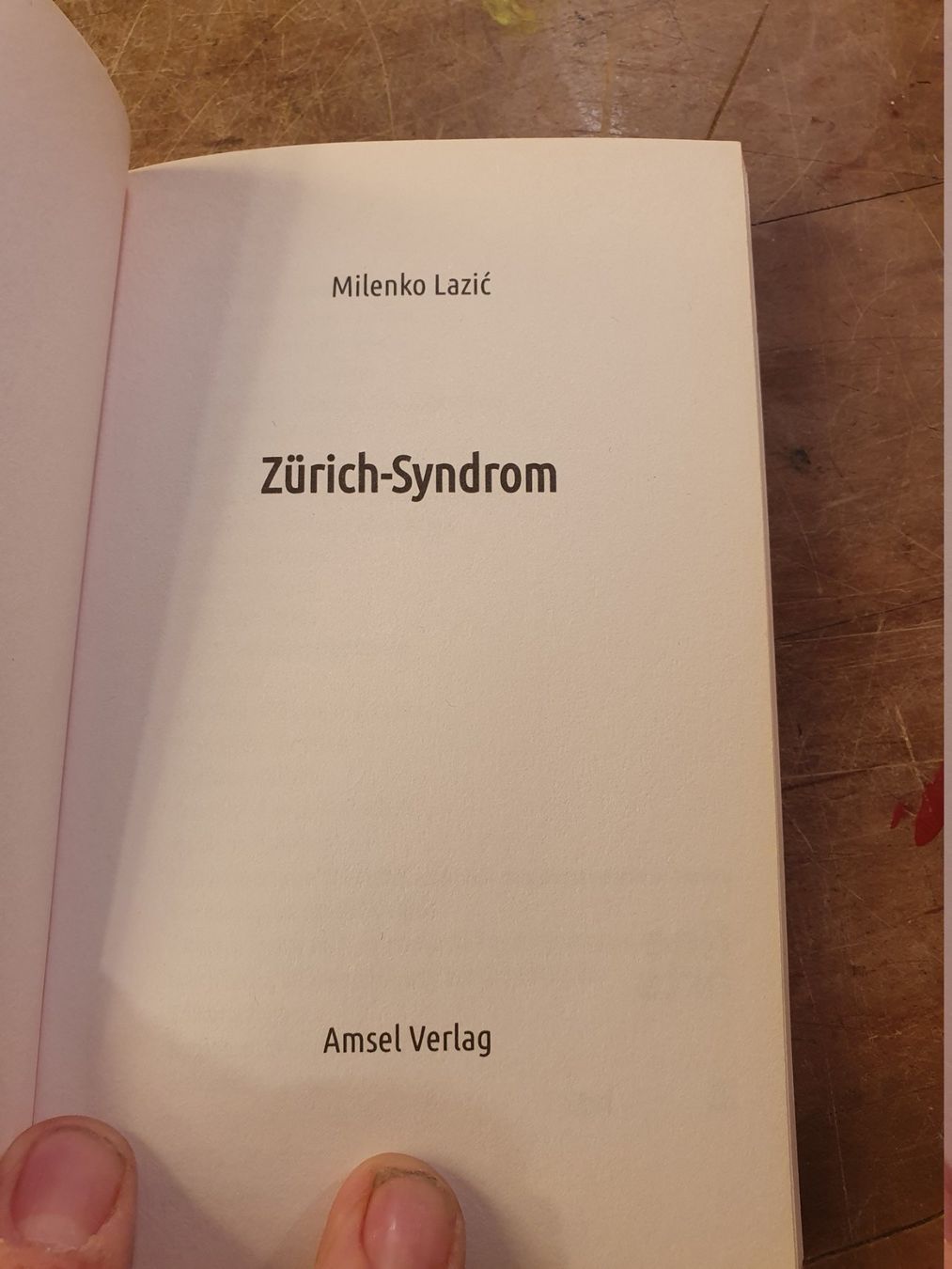 Libri: Zürcher Syndrom - Milenko Lazic – Usato da Zürich venduto da loosebone 3