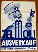 Original Jelmoli Plakat, 1920er Jahre, Artdeco