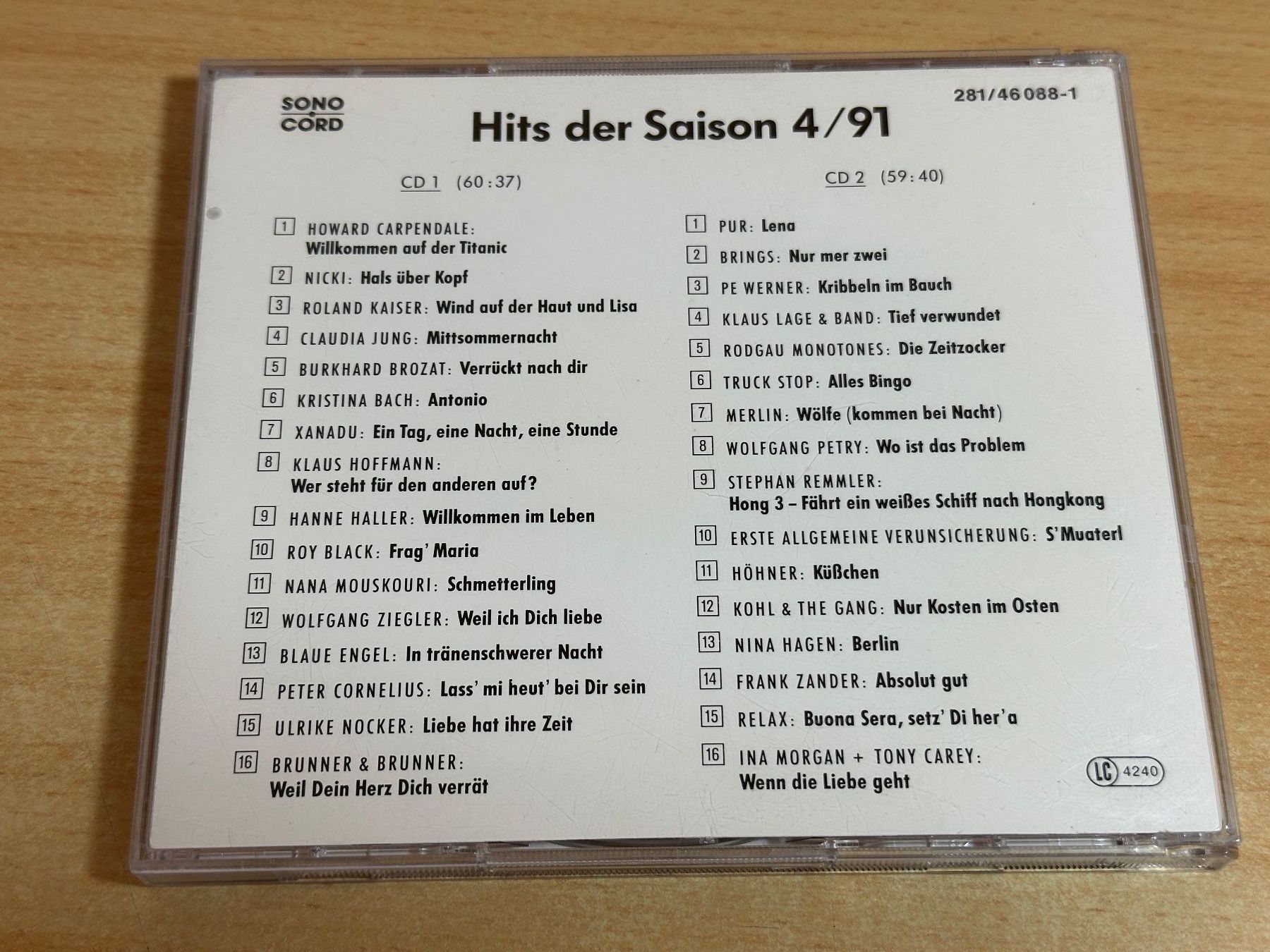 CD: K1 Hits Der Saison 4/91 - 2 CD – Usato da Rikon im Tösstal venduto da Alpenmutz 1