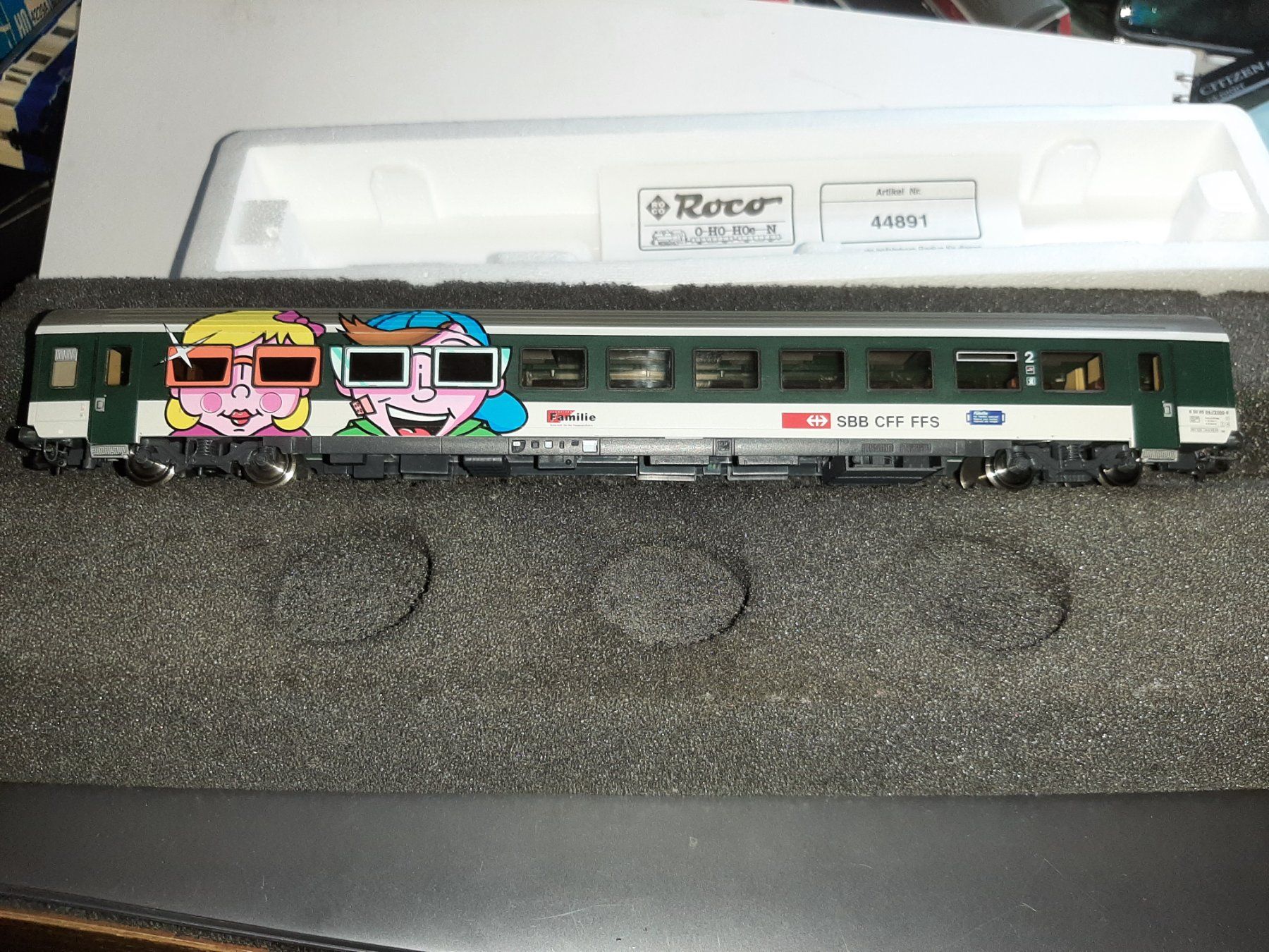 Roco Modellini di ferrovie: ROCO 44891 VOIT. ENFANTS – Usato da Avully venduto da RIVALIS