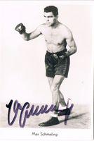 Max Schmeling 1906-2005 Autogramm signiert Foto 9x14cm