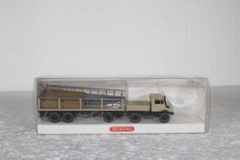 Wiking Unimog mit Anhänger und Ladung