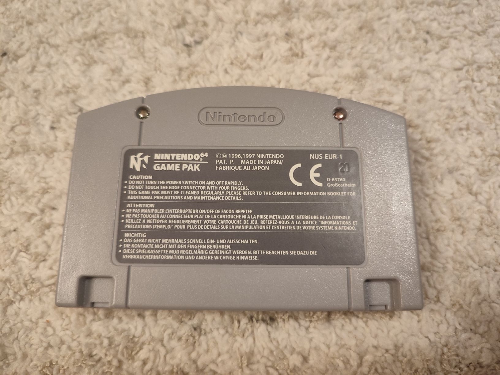 Nintendo Giochi: Star Wars Rogue Squadron  – Usato da Bougy-Villars venduto da Vogue 1