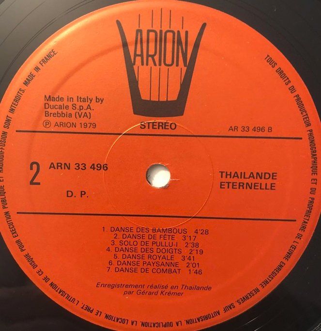 Dischi in vinile: Thaïlande éternelle (LP) – Usato da Grüningen venduto da azulmarron 3