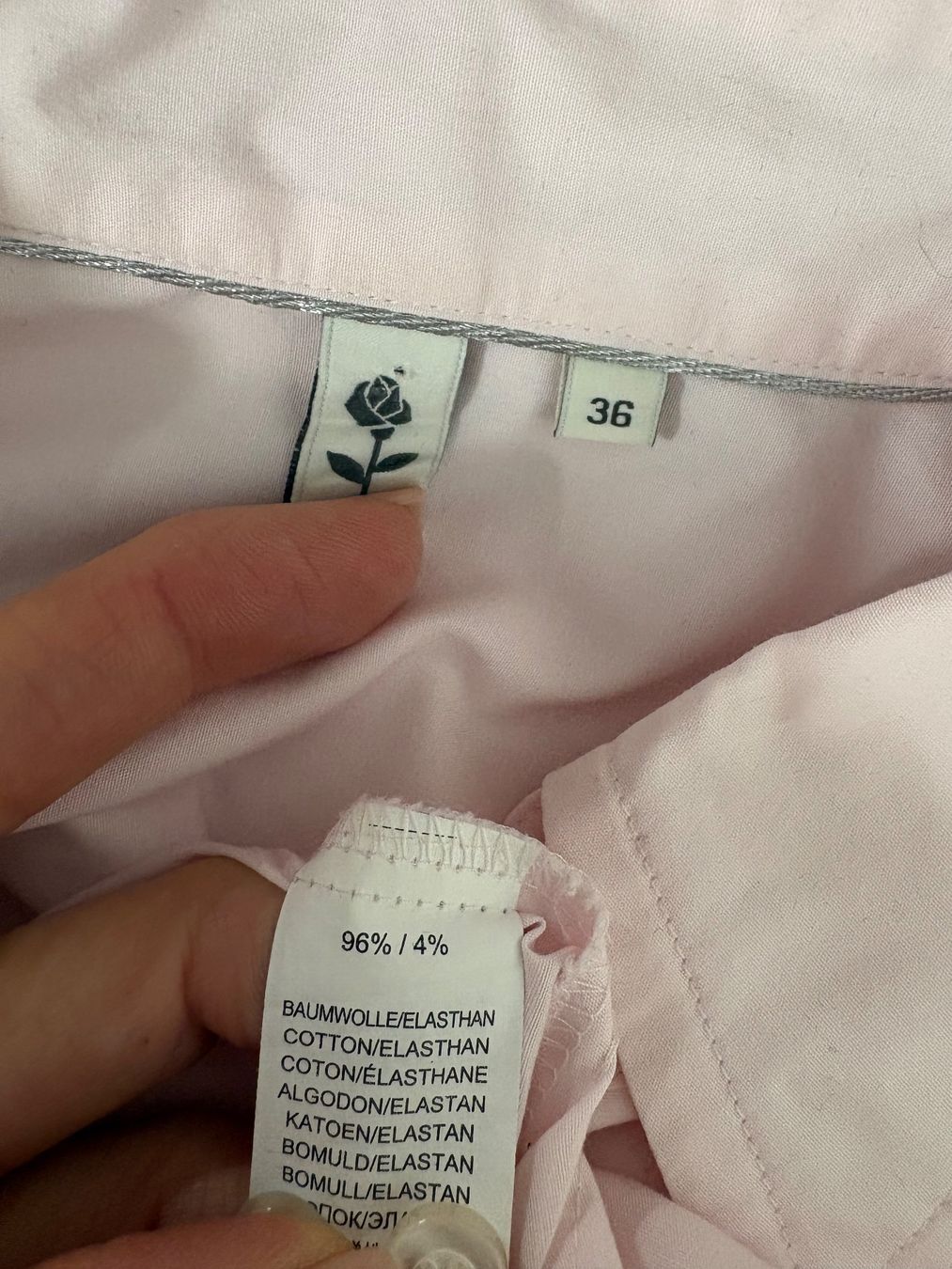 Camicette: Seidensticker Bluse mit Rose Gr. 36 rosa – Nuovo (secondo la descrizione) da Regensdorf venduto da secondchancefashion 5