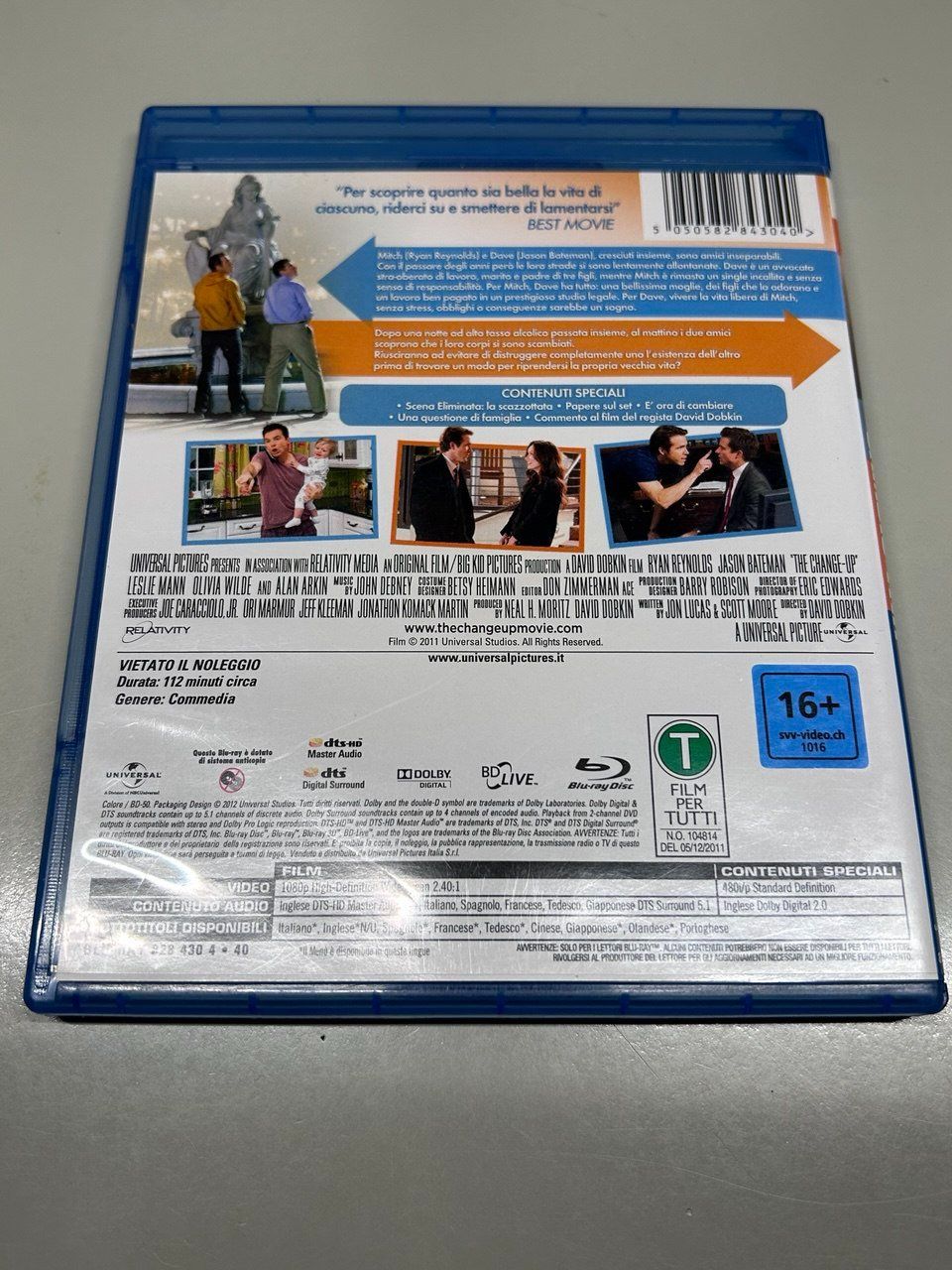 Tutti i DVDs: "The Change-Up" / Blu-Ray – Usato da Giubiasco venduto da LorisVale 1