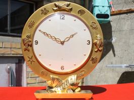 GÜBELIN TISCHUHR 8 TAGE VON 1954 ODER FRÜHER