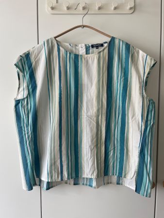 WOOLRICH leichte Sommerbluse / Top – Gr. XS – 100% Baumwolle