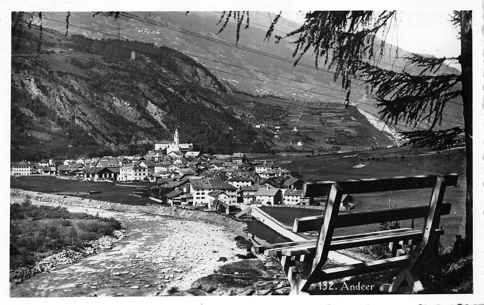 Cartoline postali: Andeer – Usato da Ottikon b.Kemptth. venduto da Neptun1974