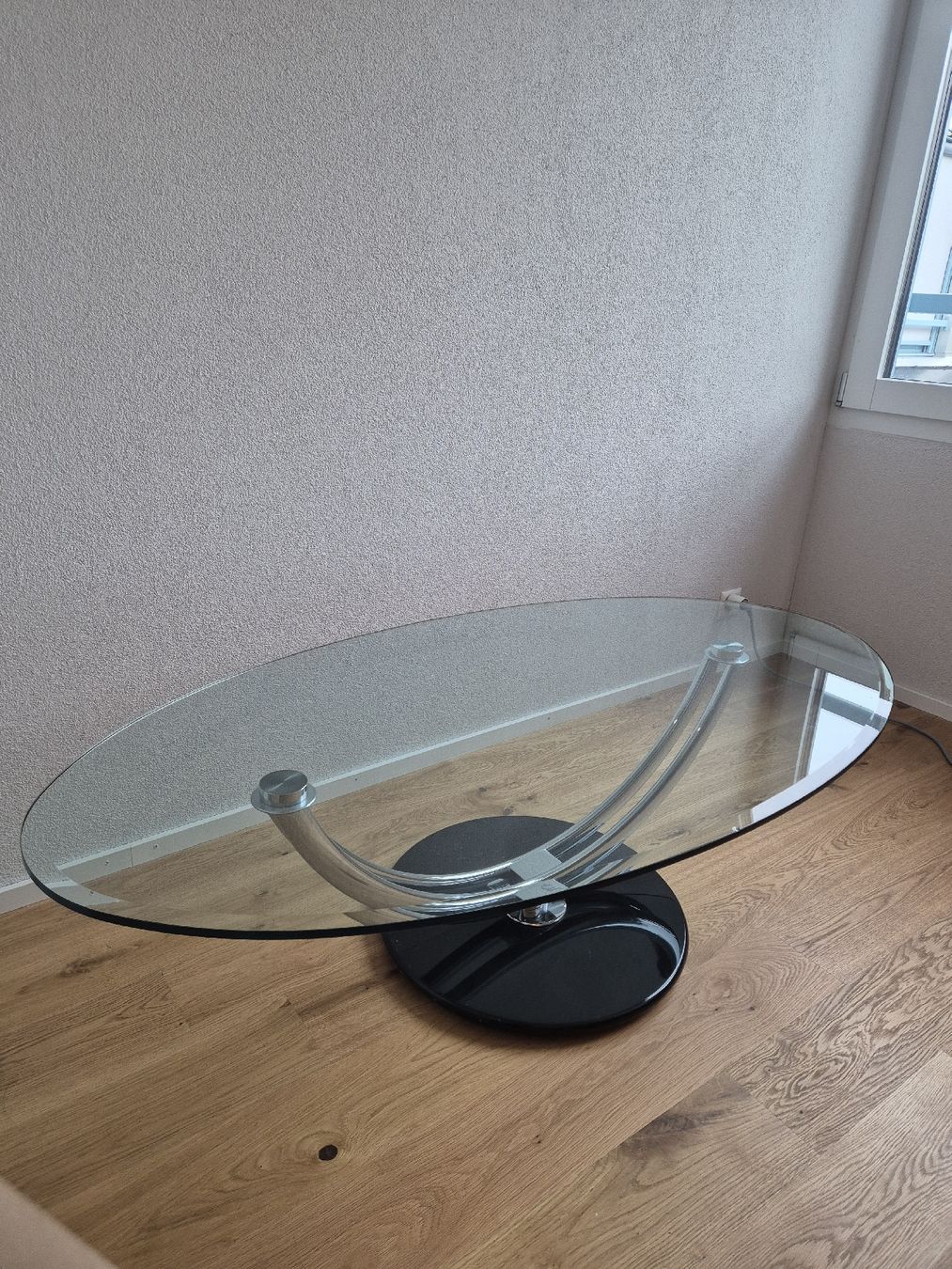 Tavoli: Glass with chrome coffee table midcentury design – Usato da Horgen venduto da yej_n6rr