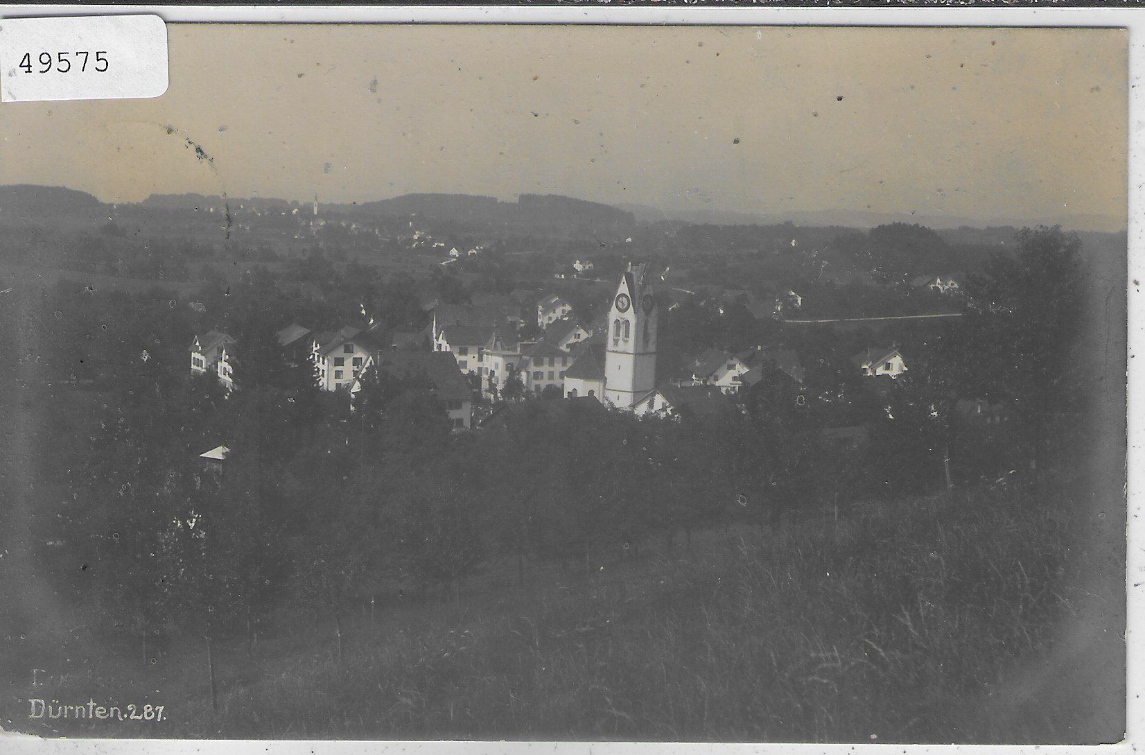Cartoline postali: Dürnten - Generalansicht – Usato da Ettingen venduto da Kartenplanet