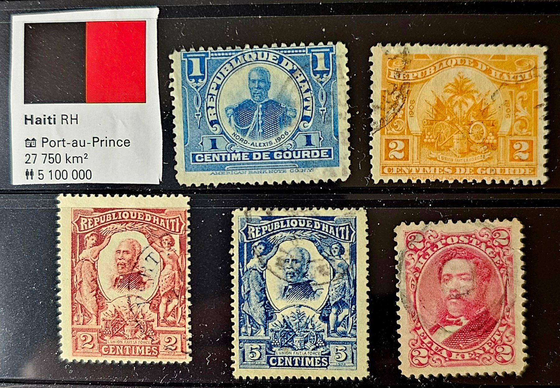 Tous les timbres: HAITI - timbres anciens – D'occasion à Les Valettes par Nuba1