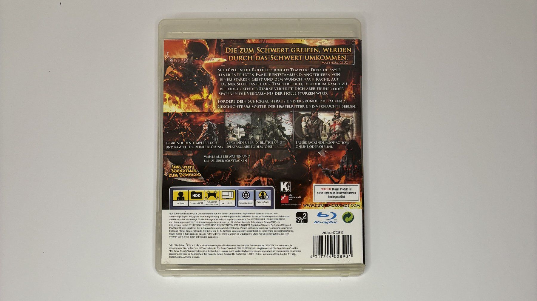 Giochi: PS3 - The Cursed Crusade – Usato da Allschwil venduto da Bullach 2