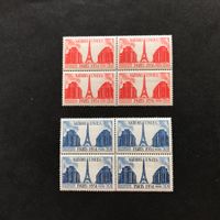 FRANKREICH 4er Blk. Zst 914/5 6. GV UNO 1951 Paris **