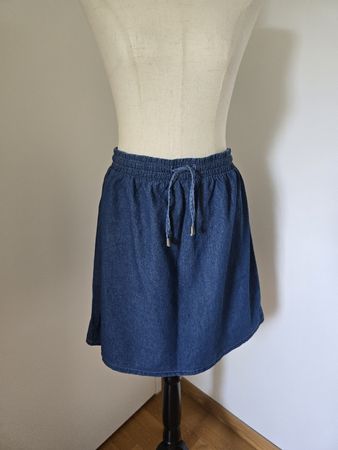 Janina Jeansrock Gr. 38 – Blau Baumwolle Gummibund Basic