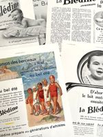Blédine - 4 alte Werbungen / Anciennes publicités 1930