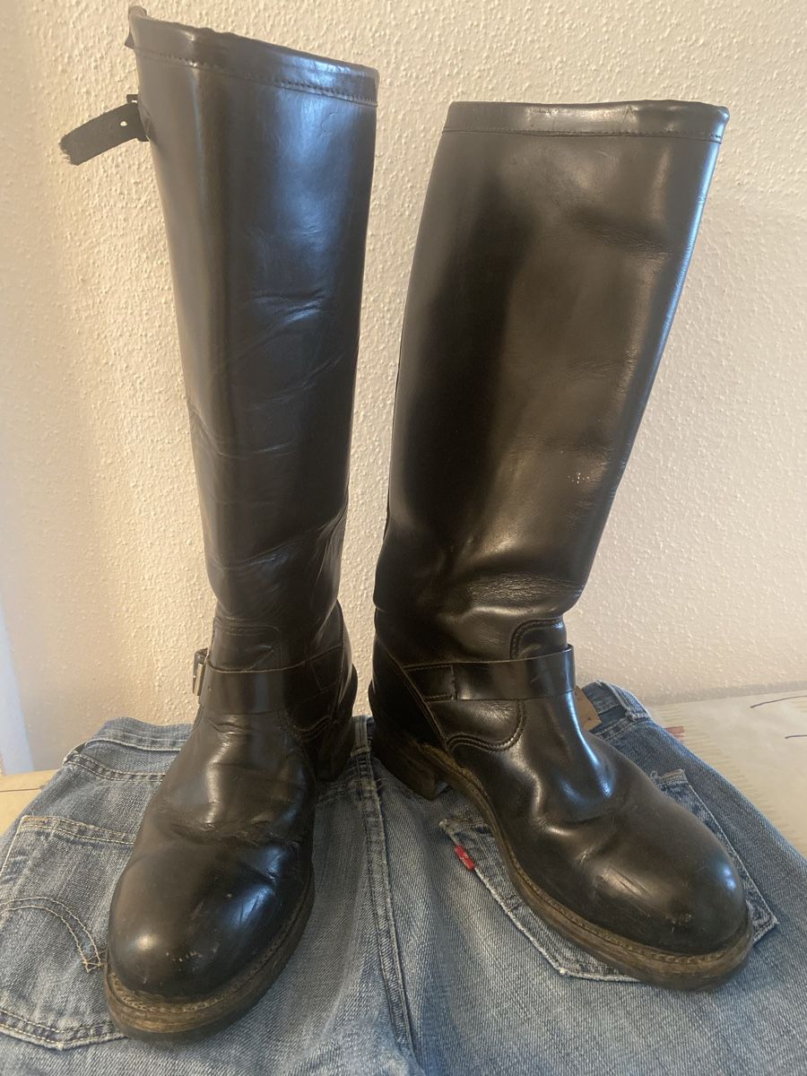 Scarpe da uomo: Biker Stiefel Chippewa Grösse 8,5 = 41 – Usato da Sempach venduto da timesarechanging 1